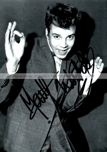 Marty wilde singer - signed, x