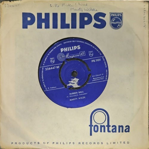 Marty wilde rubber ball - marty,