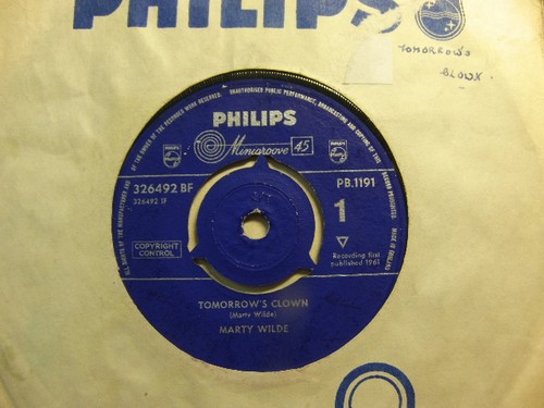 Marty wilde tomorrow - marty, tomorrow’s