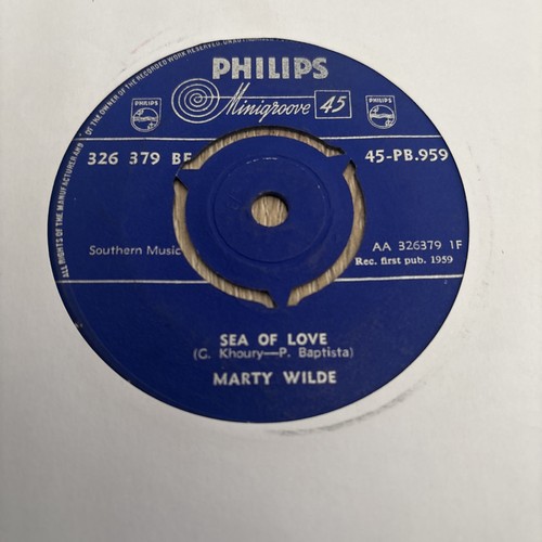 Marty wilde vinyl - 7",