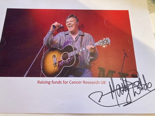 Marty wilde hand signed - marty,
