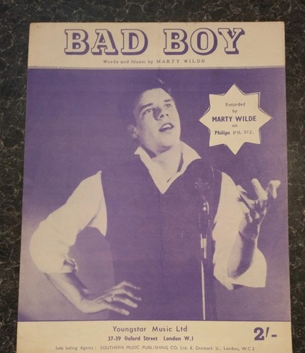 Marty wilde bad boy - bad,