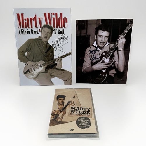Marty wilde signed autograph - marty,