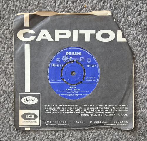 Marty wilde angry - marty, philips