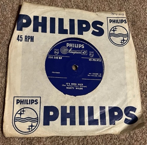 Marty wilde s been - marty, it’s